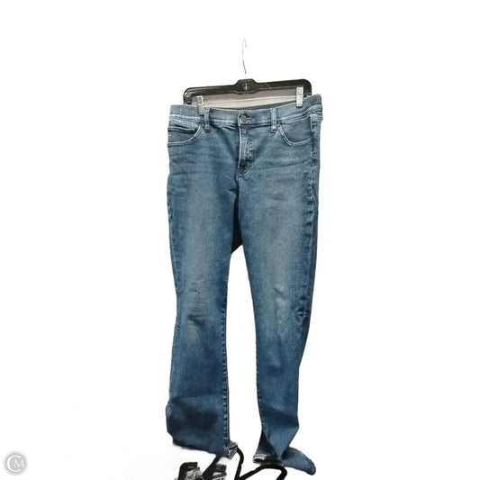 Jeans Flared By Express In Blue Denim, Size: 12