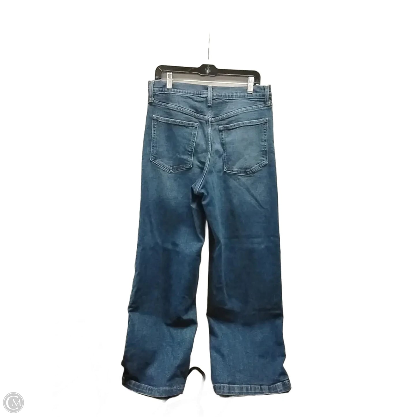 Jeans Wide Leg By Gap In Blue Denim, Size: 12