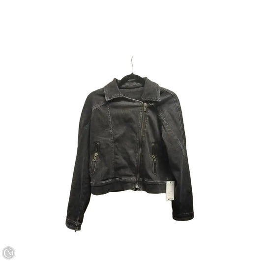 Jacket Denim By Judy Blue In Black Denim, Size: M