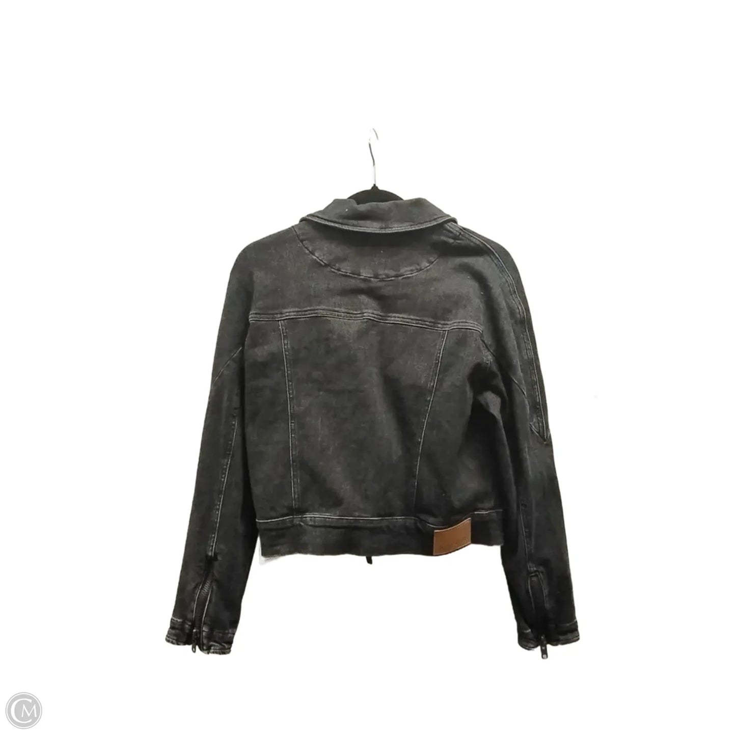 Jacket Denim By Judy Blue In Black Denim, Size: M