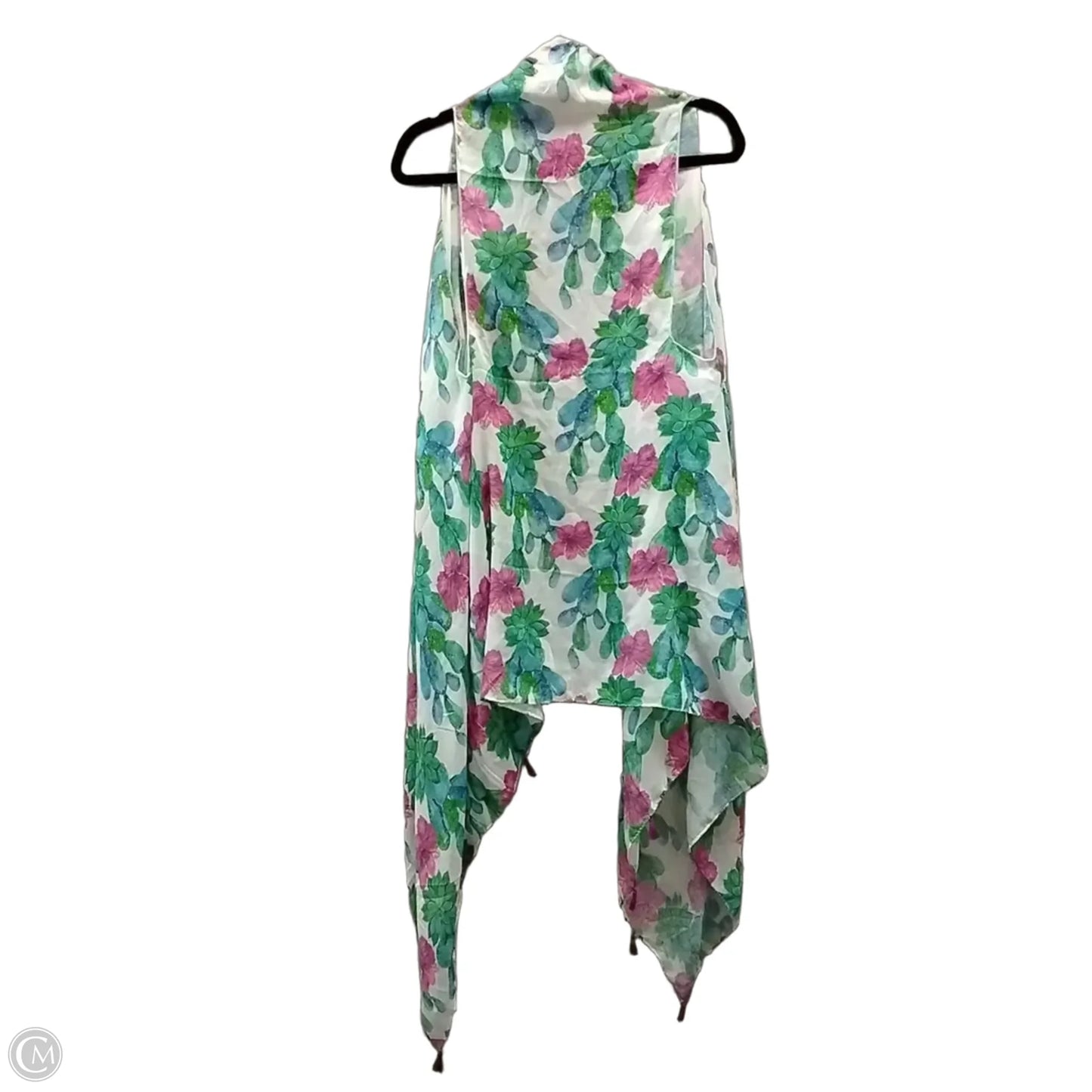 Kimono By Clothes Mentor In Floral Print, Size: Onesize