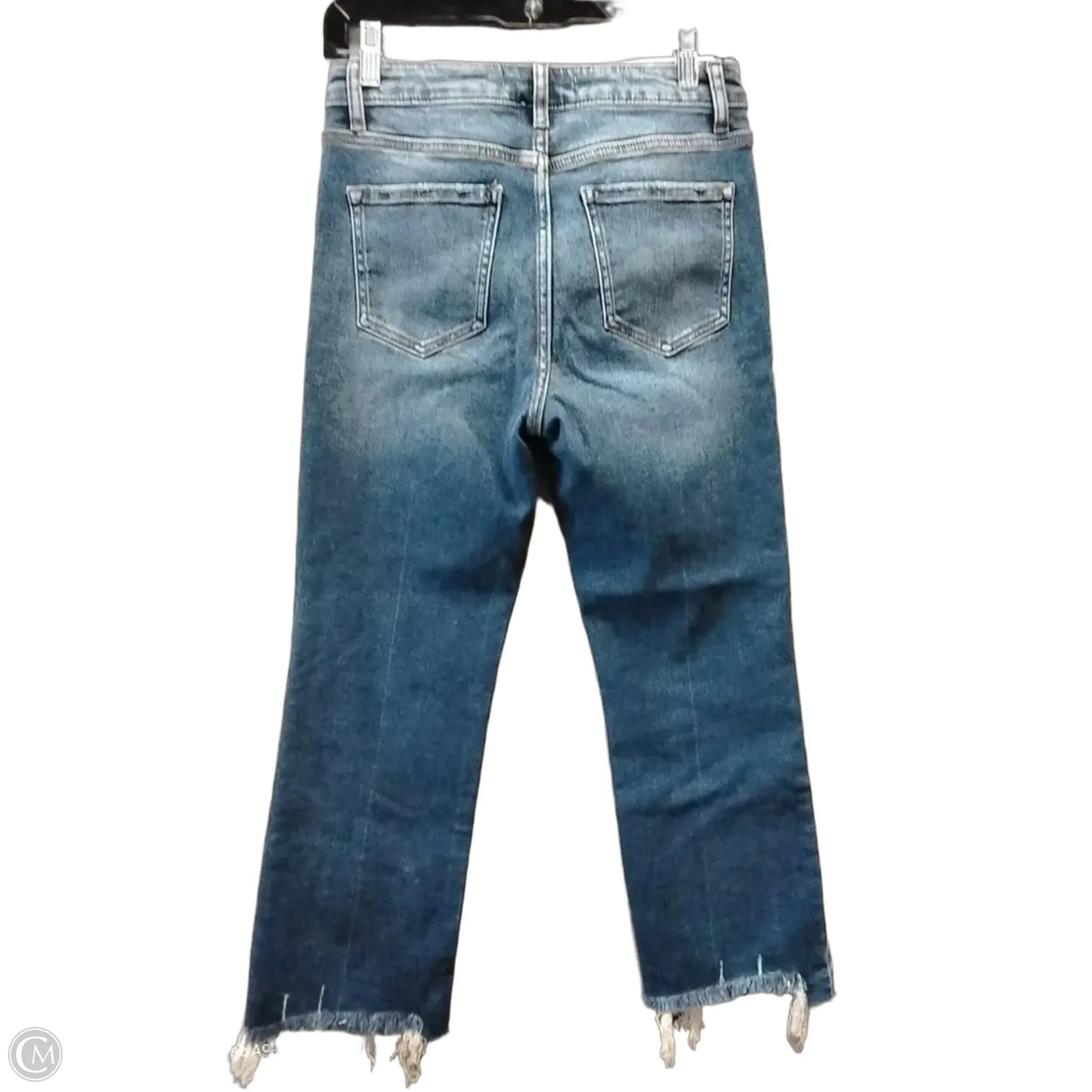 Jeans Flared By Zenana In Blue Denim, Size: 4