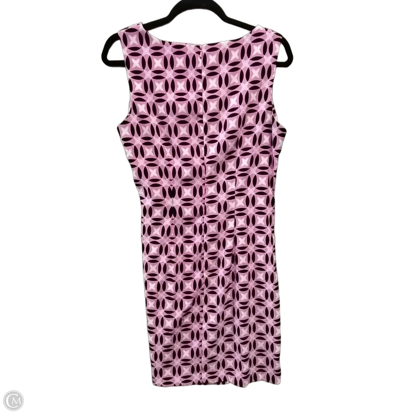 Dress Casual Midi By Agb In Geometric Pattern, Size: 10
