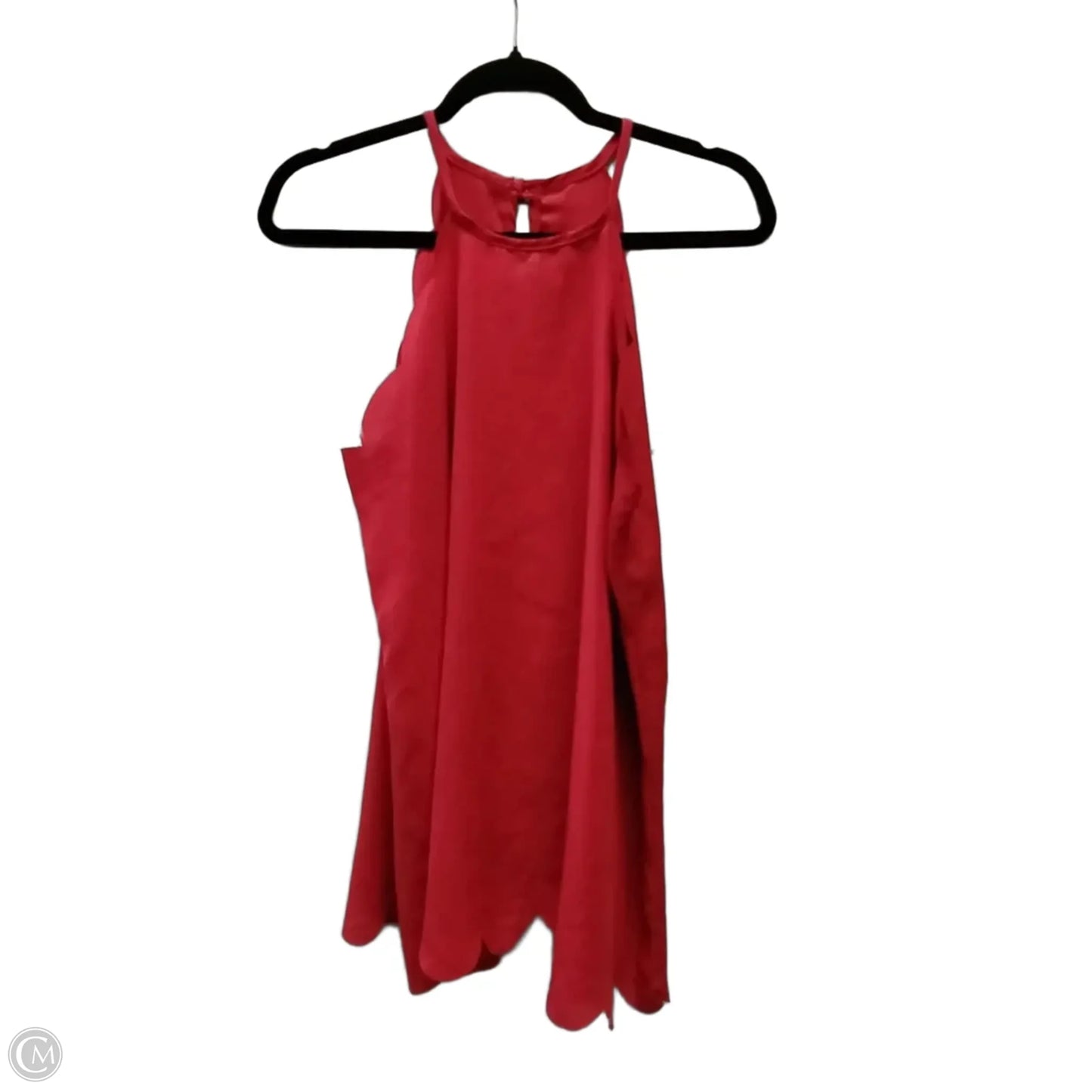Blouse Sleeveless By Adora In Red, Size: L