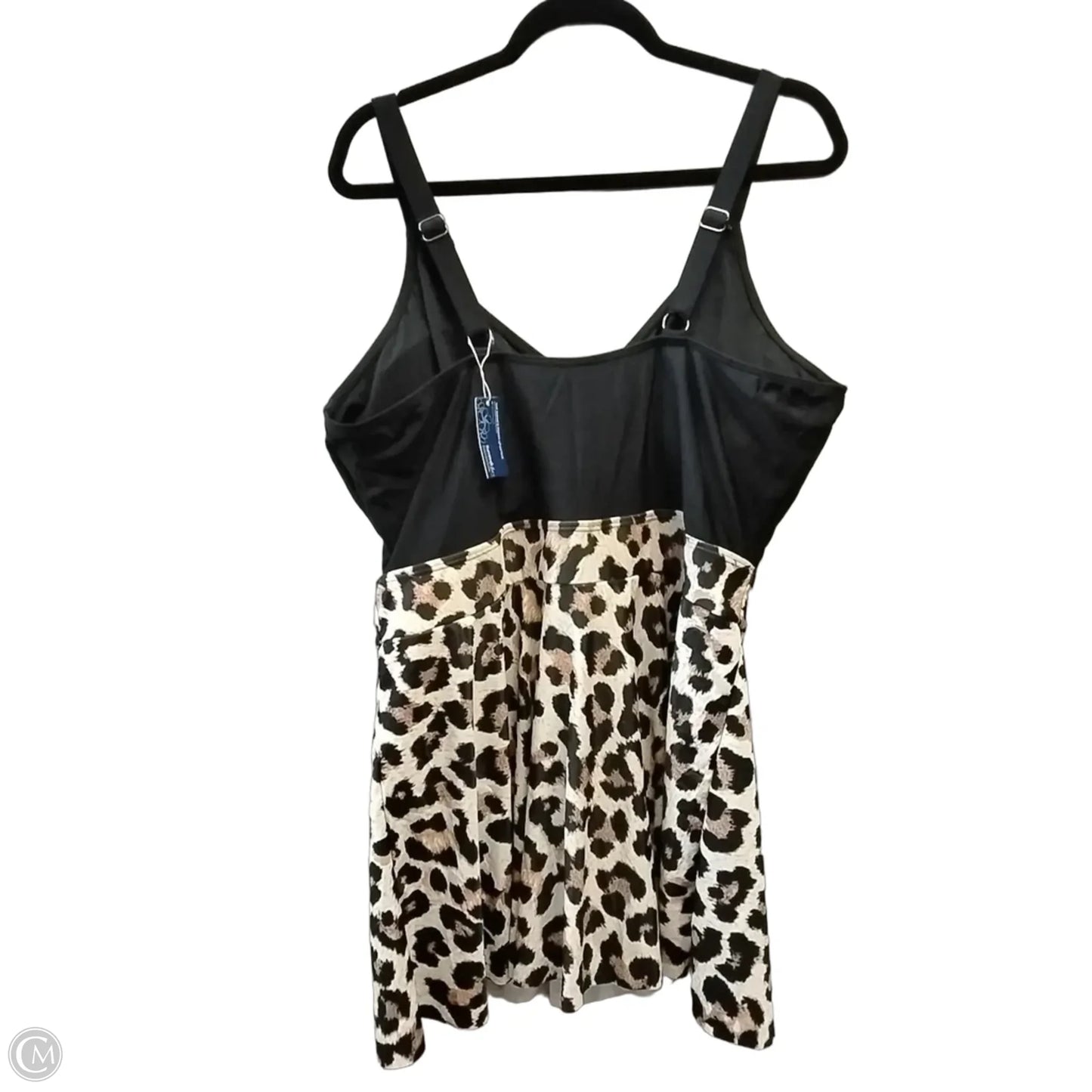 Swimsuit Top By Clothes Mentor In Animal Print, Size: Xxl
