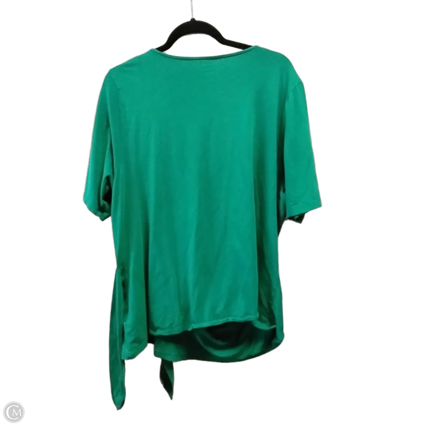 Top Short Sleeve By Lands End In Green, Size: 2x
