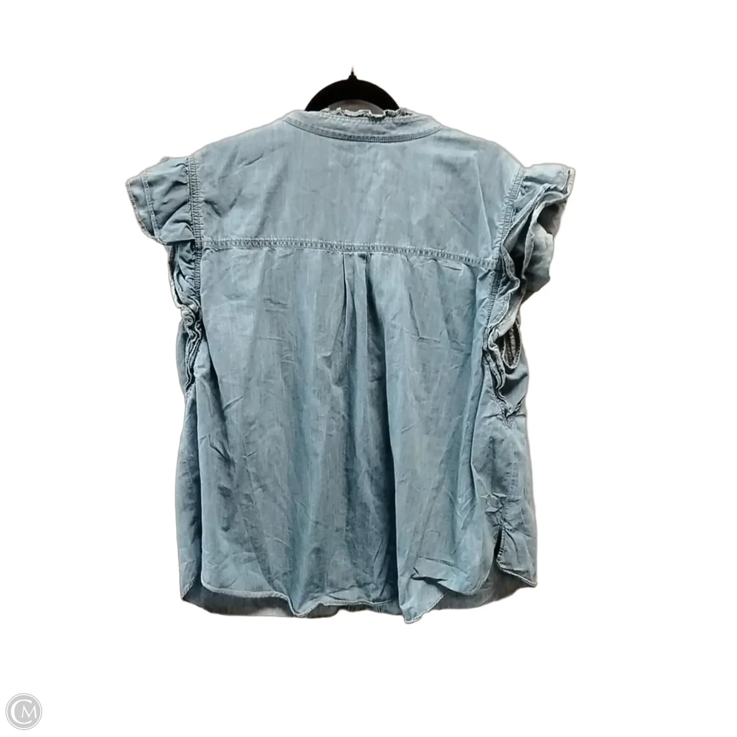 Top Sleeveless By Veronica Beard In Blue, Size: 3x