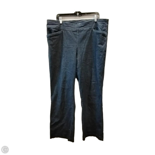 Jeans Jeggings By Croft And Barrow In Blue, Size: 18