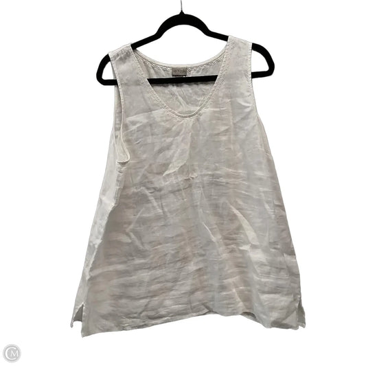 Top Sleeveless By J. Jill In White, Size: Xl