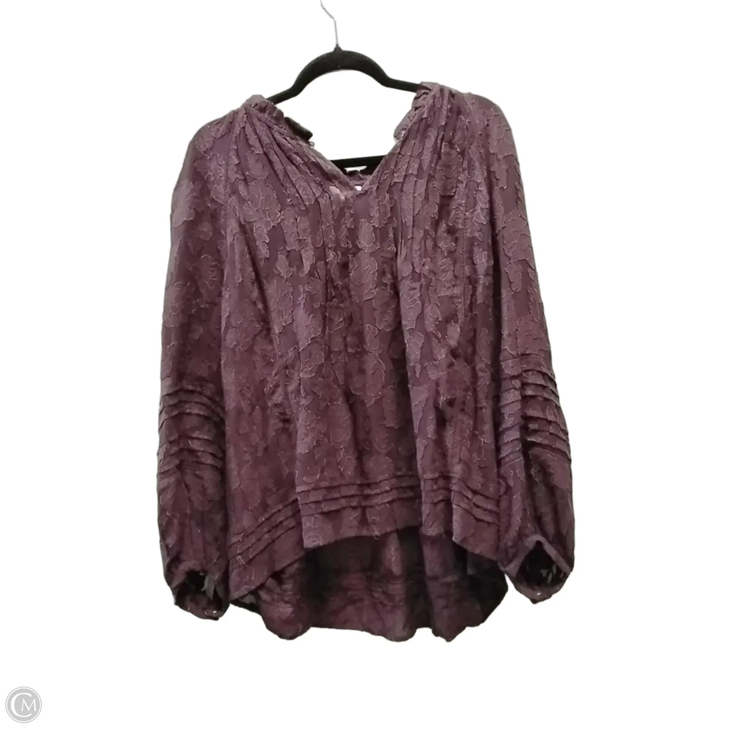 Blouse Long Sleeve By J. Jill In Mauve, Size: Xl