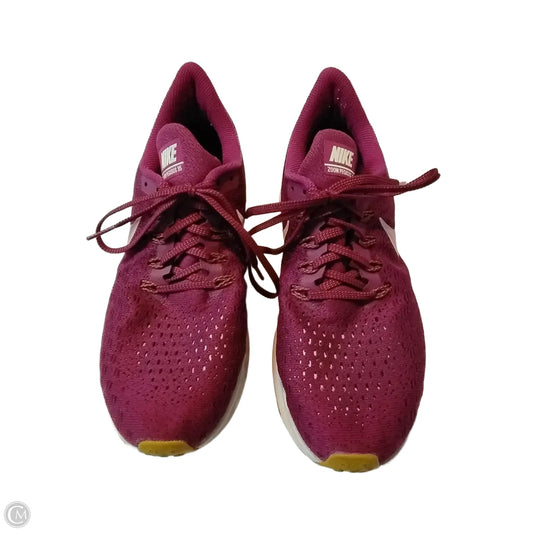 Shoes Athletic By Nike In Purple & Yellow, Size: 9.5