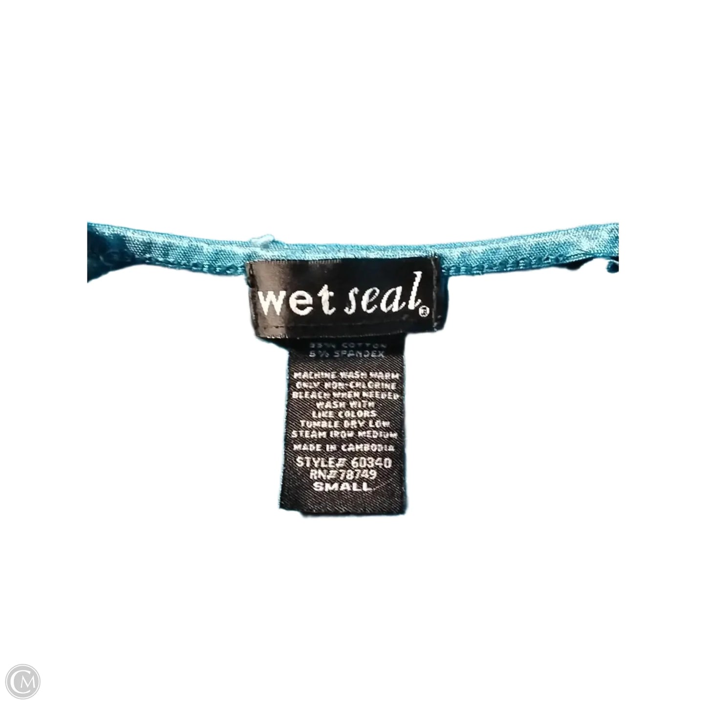 Tank Top By Wet Seal In Blue, Size: S