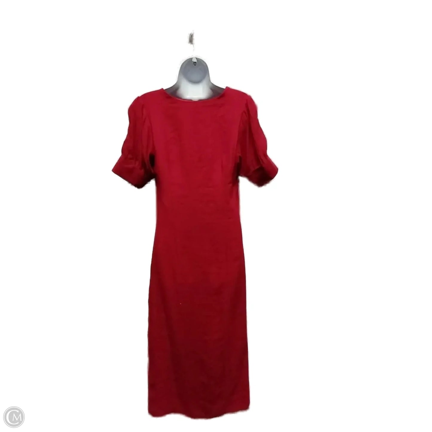 Dress Casual Midi By Clothes Mentor In Red, Size: M