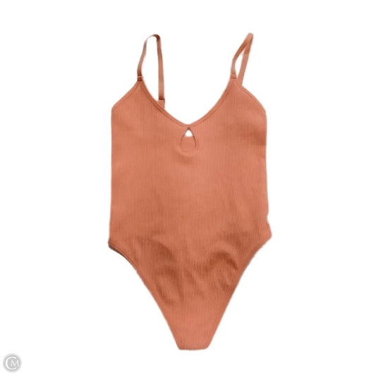 Bodysuit By Colsie In Peach, Size: S