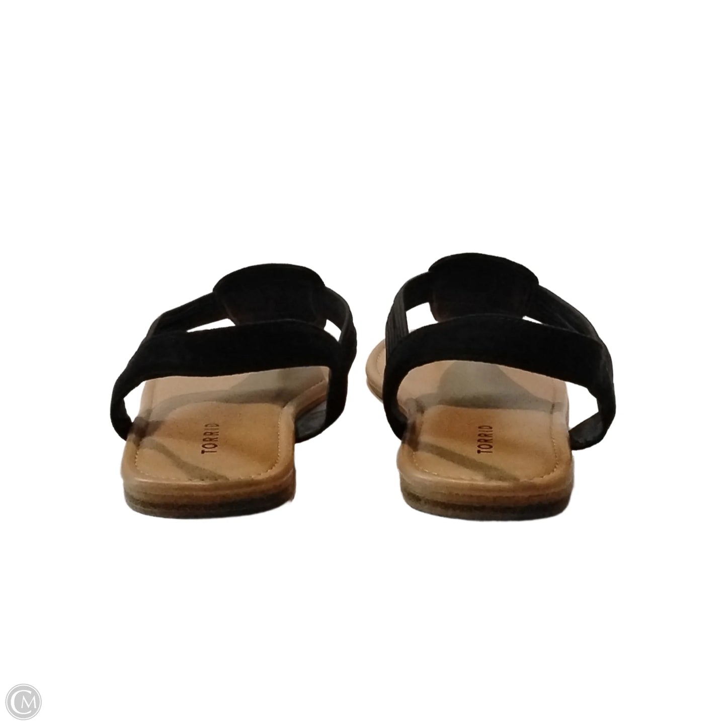 Sandals Flats By Torrid In Black & Brown, Size: 10