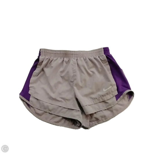 Athletic Shorts By Nike In Purple, Size: L