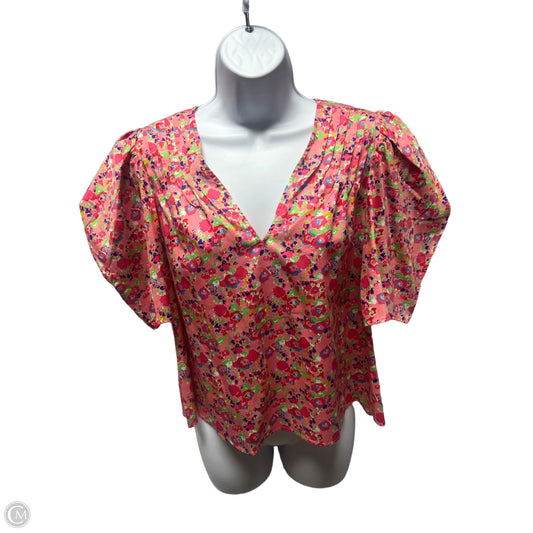 Blouse 3/4 Sleeve By Crosby In Floral Print, Size: S