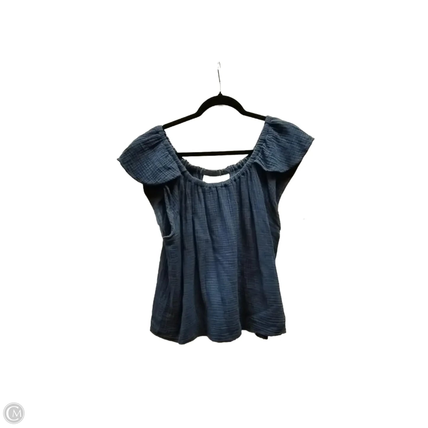 Blouse Sleeveless By Counterparts In Blue, Size: Xl