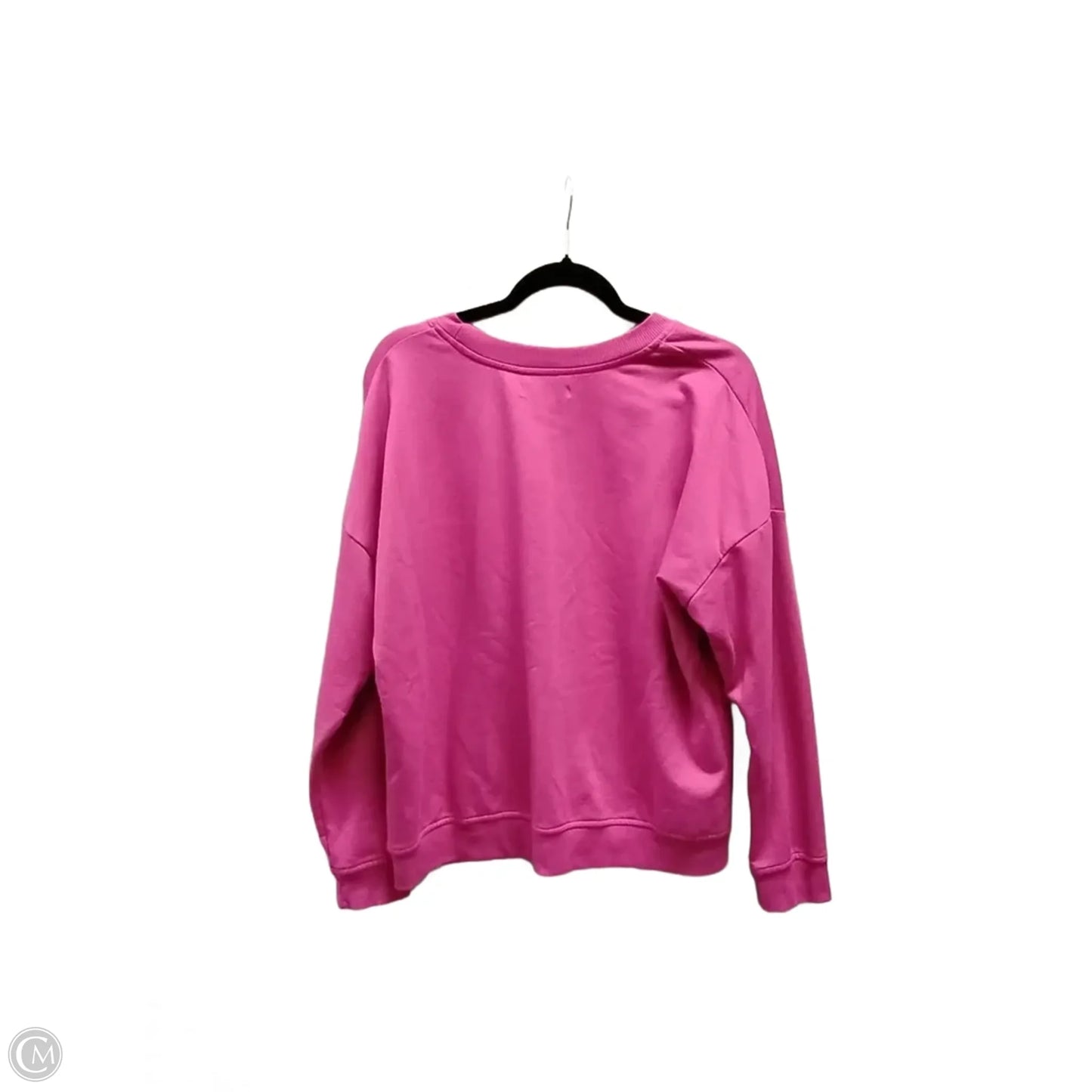 Sweatshirt Crewneck By Rae Dunn In Pink, Size: L