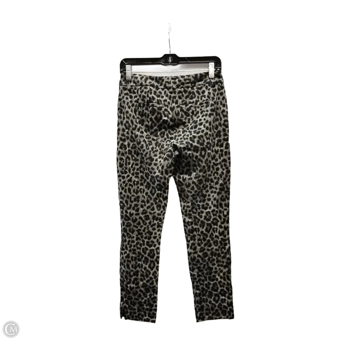 Pants Cropped By Cabi In Animal Print, Size: 2
