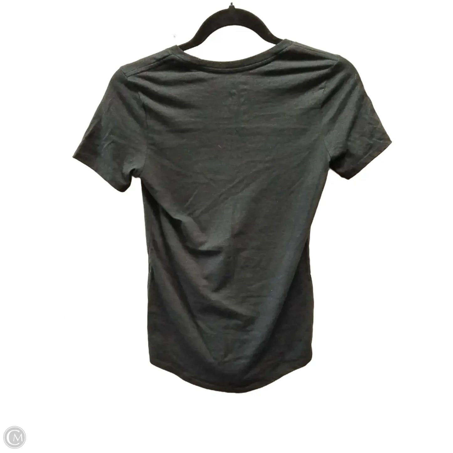 Athletic Top Short Sleeve By Nike In Black, Size: Xs