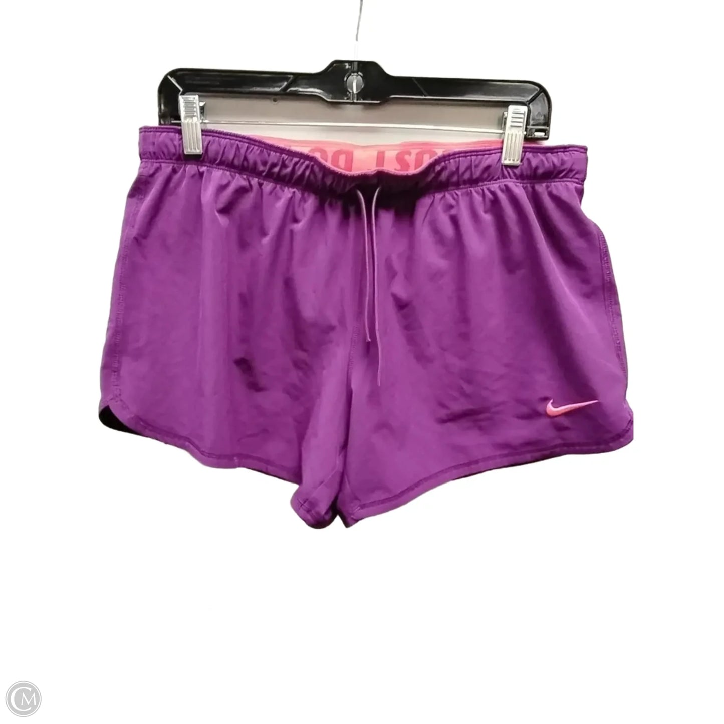 Athletic Shorts By Nike In Purple, Size: M
