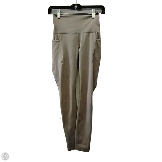 Athletic Leggings By Spyder In Brown, Size: Xs