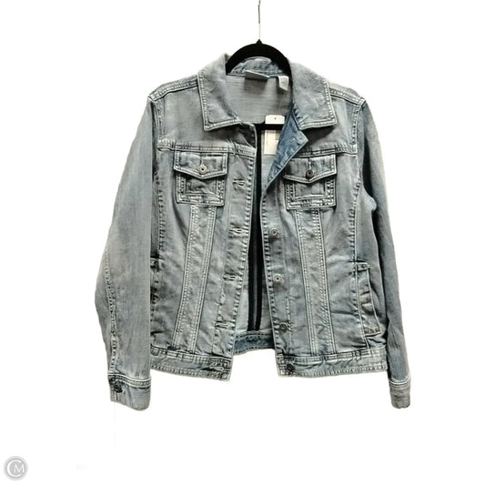 Jacket Denim By Chicos In Blue Denim, Size: M