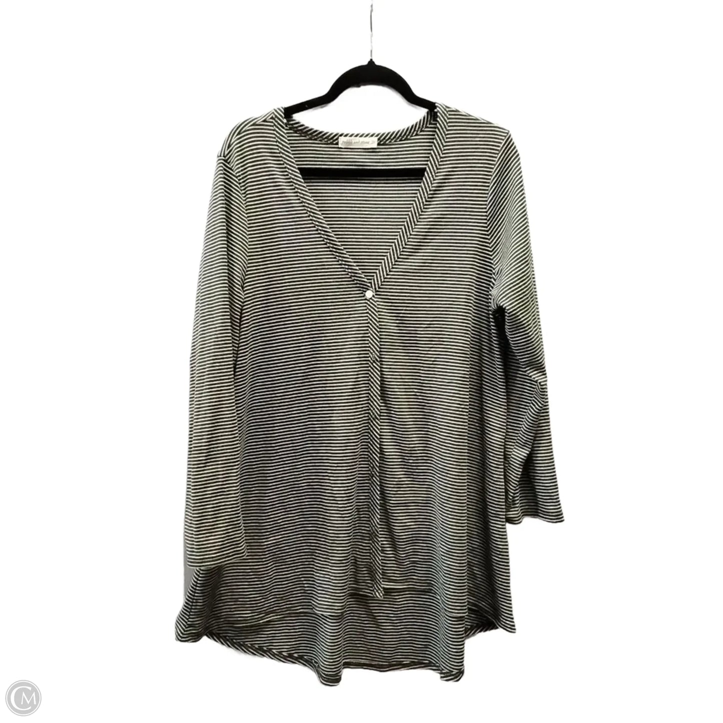 Cardigan By Pebble And Stone In Green, Size: 1x