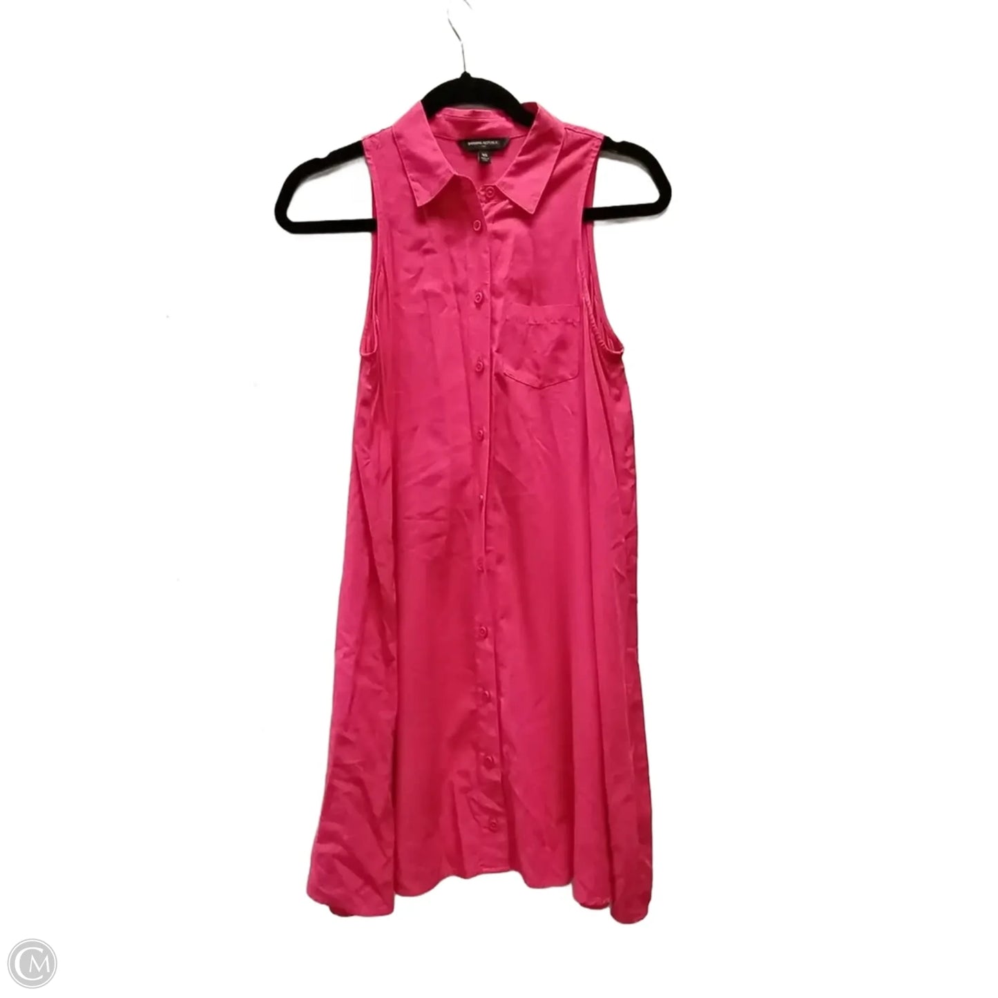 Dress Casual Midi By Banana Republic In Red, Size: Xs