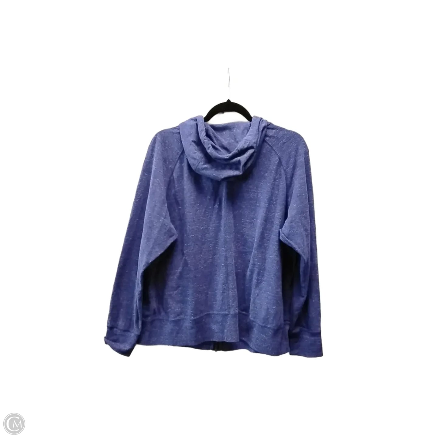 Athletic Jacket By Nike In Purple, Size: 1x