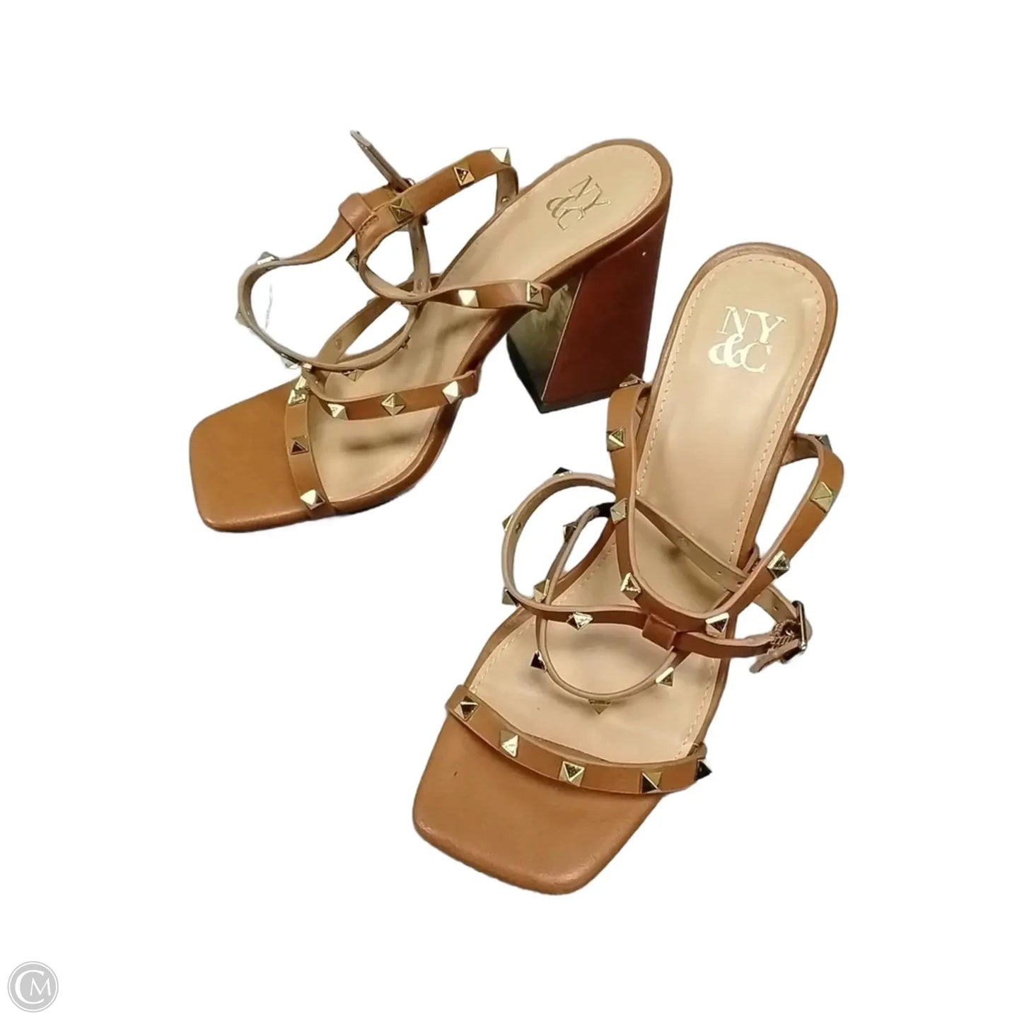 Shoes Heels Block By Ny Collection In Orange, Size: 10