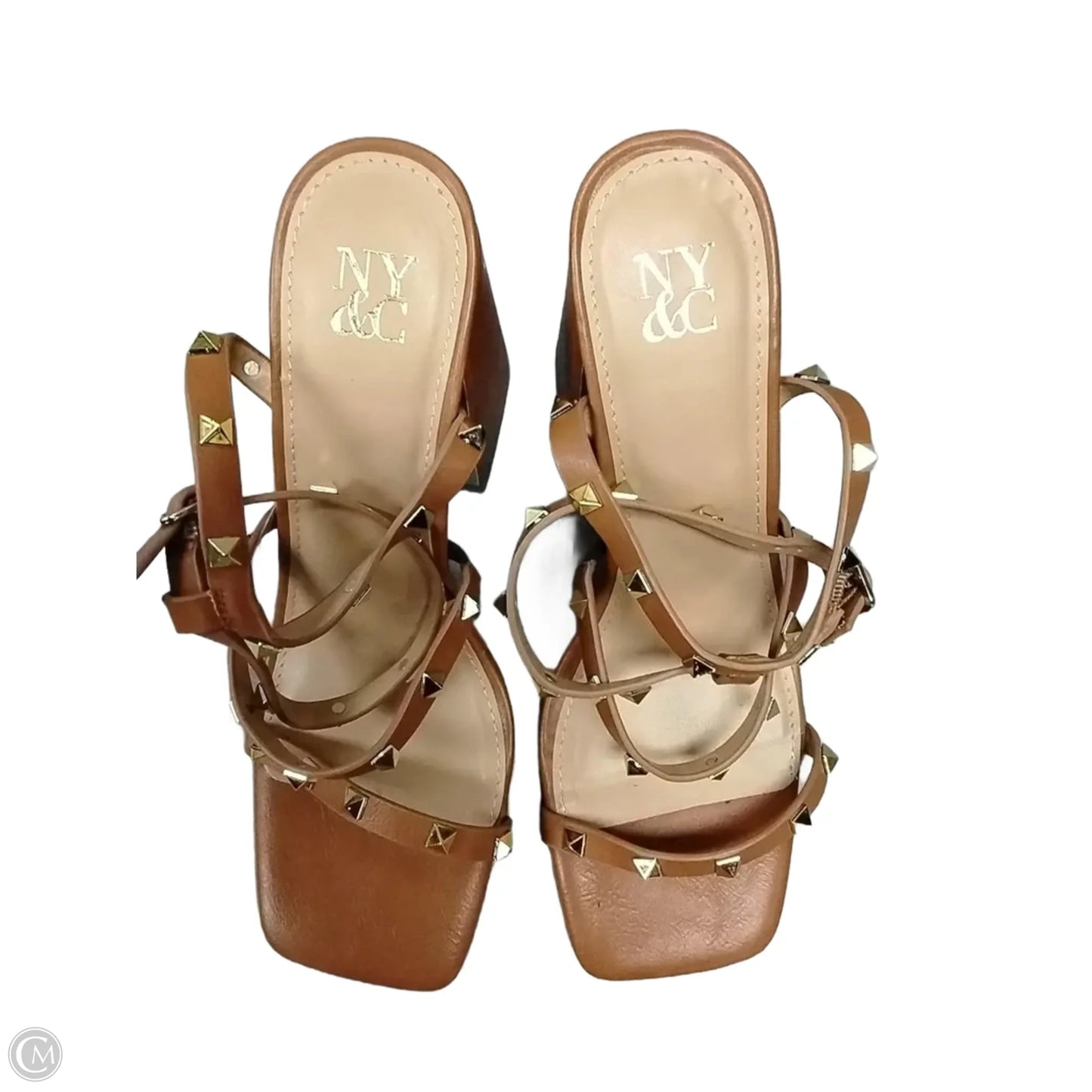 Shoes Heels Block By Ny Collection In Orange, Size: 10