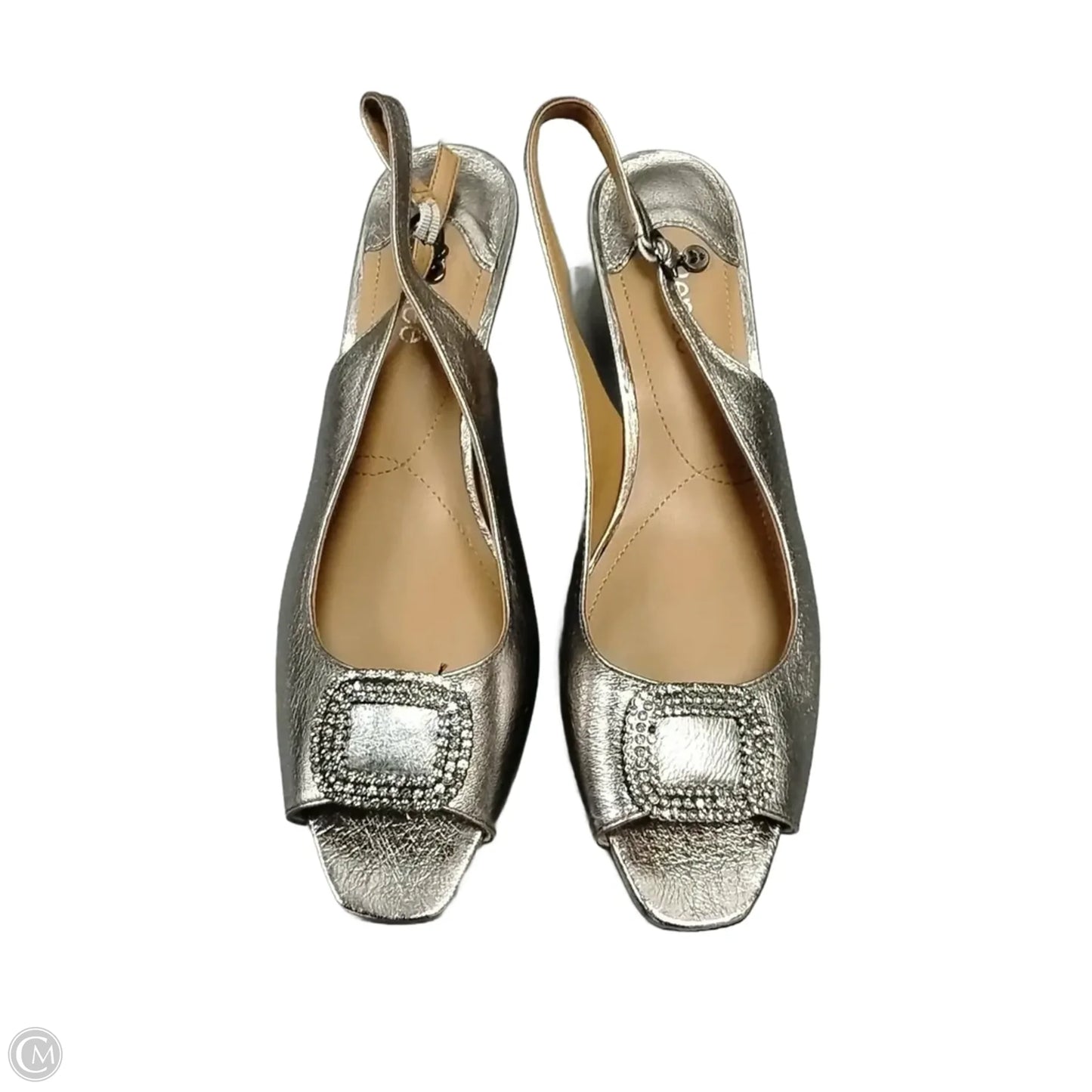Shoes Heels Kitten By J Renee In Silver, Size: 11