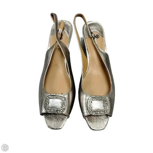 Shoes Heels Kitten By J Renee In Silver, Size: 11