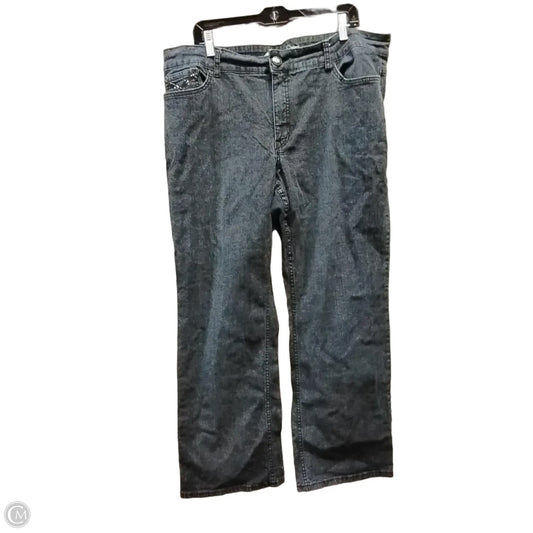 Jeans Straight By Clothes Mentor In Blue Denim, Size: 20