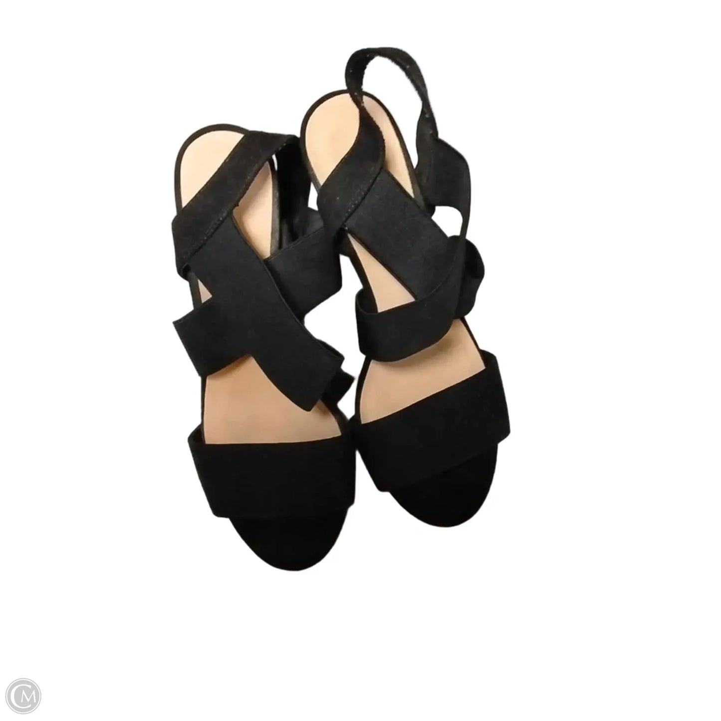 Sandals Heels Wedge By American Eagle In Black & Brown, Size: 7