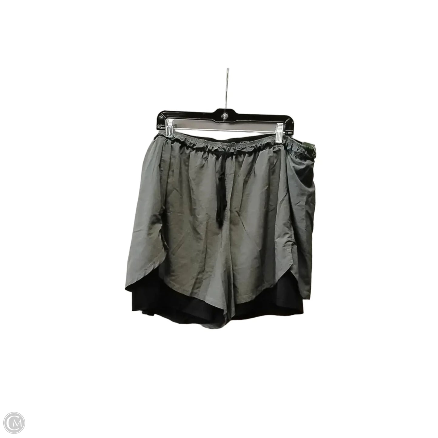Athletic Shorts By Nike In Grey, Size: 3x