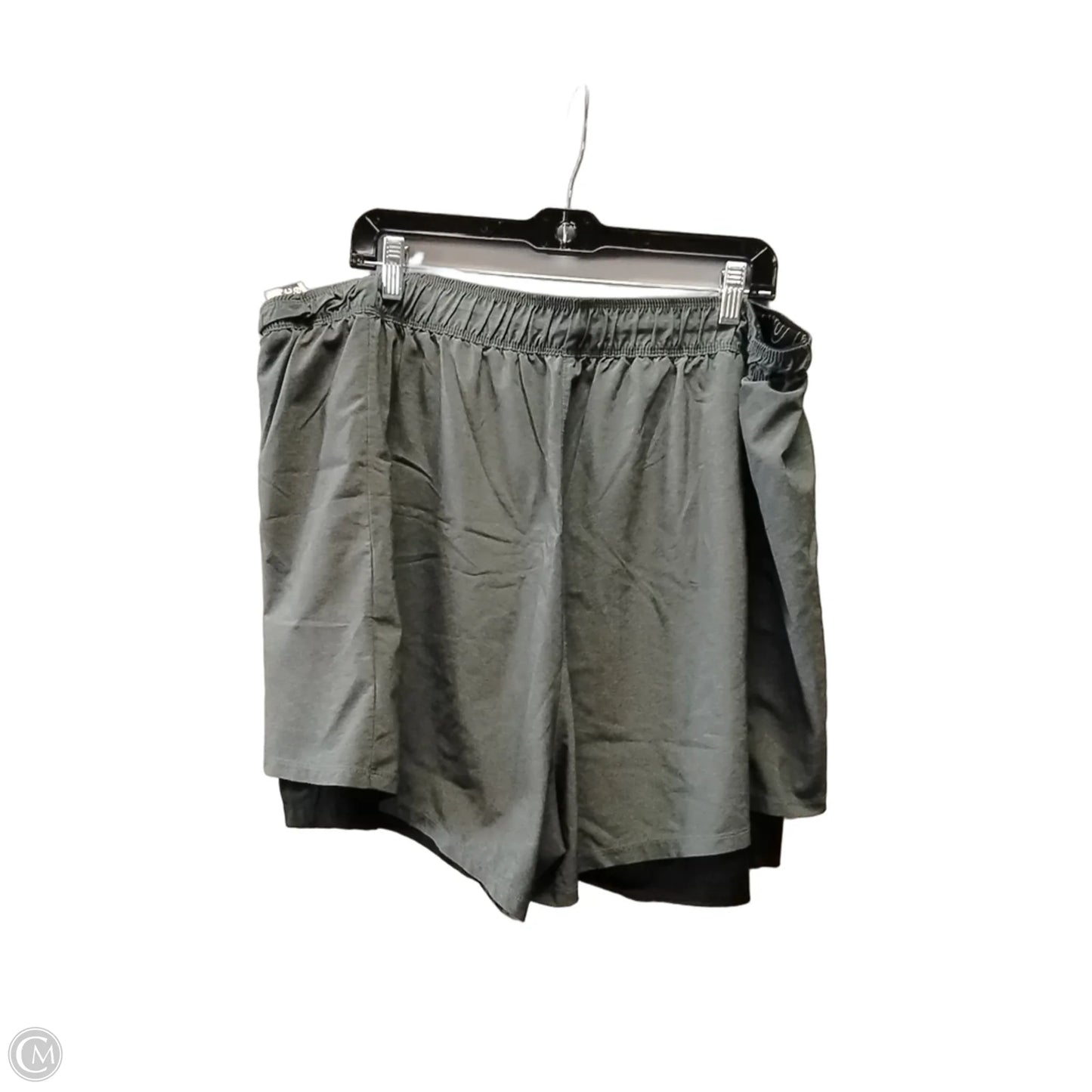 Athletic Shorts By Nike In Grey, Size: 3x