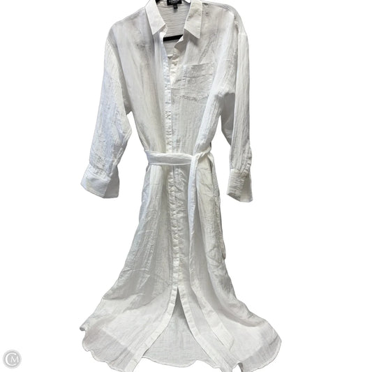 Dress Casual Maxi By Express In White, Size: S