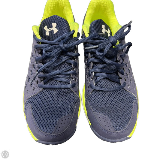 Shoes Athletic By Under Armour In Blue, Size: 10