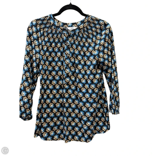 Blouse Long Sleeve By Croft And Barrow In Floral Print, Size: Xs