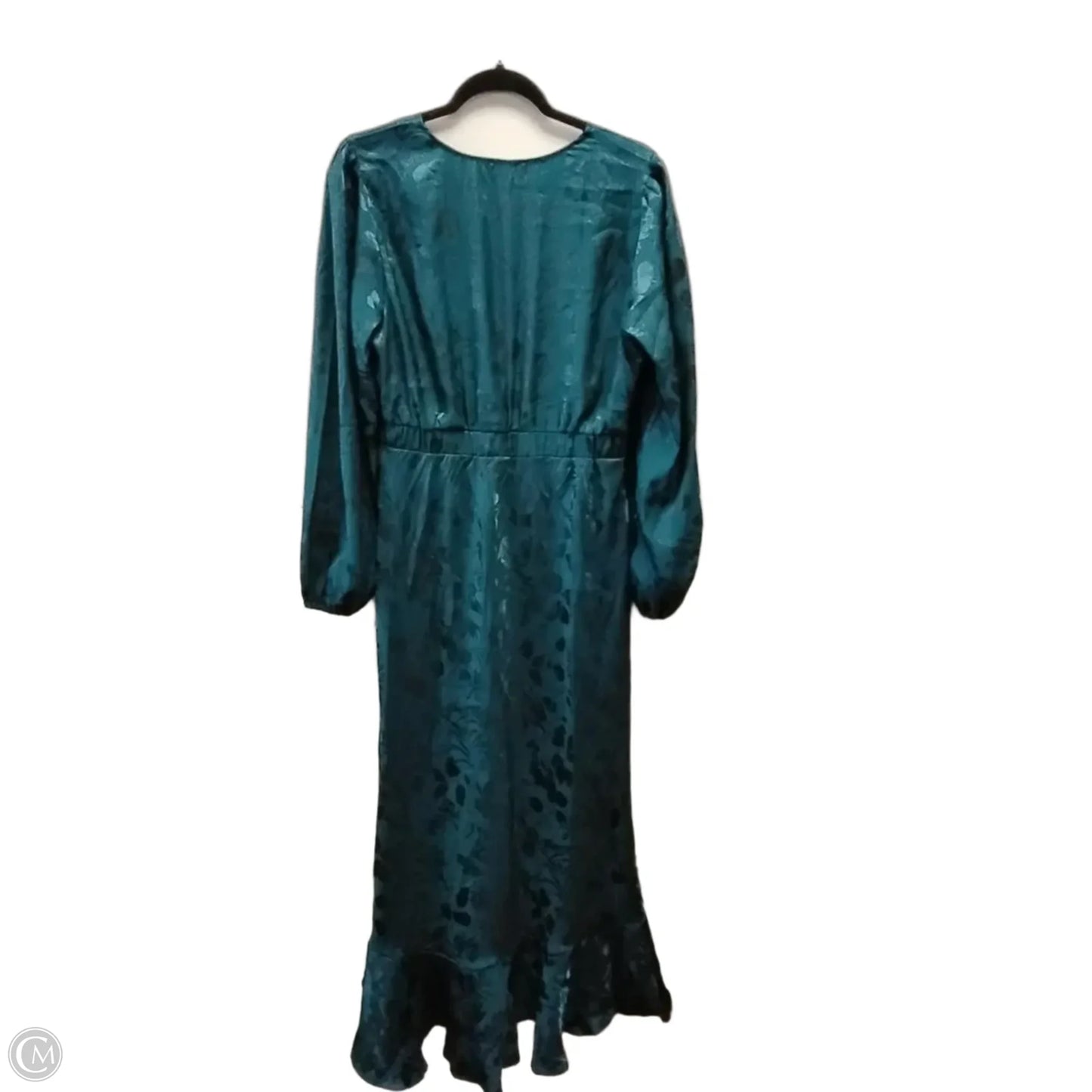 Dress Casual Maxi By Chenault In Green, Size: 12