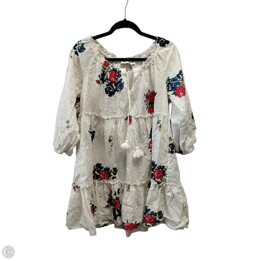 Dress Designer By Tory Burch In Floral Print, Size: 8