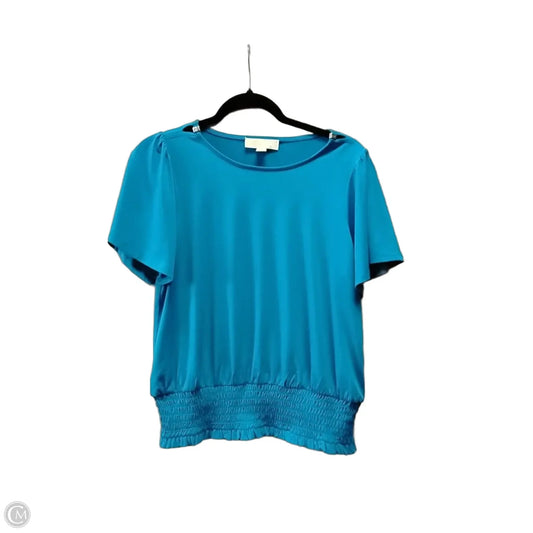 Top Short Sleeve By Michael By Michael Kors In Blue, Size: M