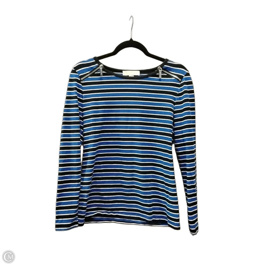 Top Long Sleeve By Michael By Michael Kors In Striped Pattern, Size: S