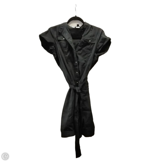 Dress Casual Midi By Banana Republic In Black, Size: 4