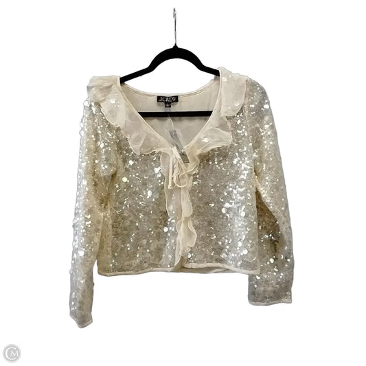 Top Long Sleeve By J. Crew In Cream, Size: 0