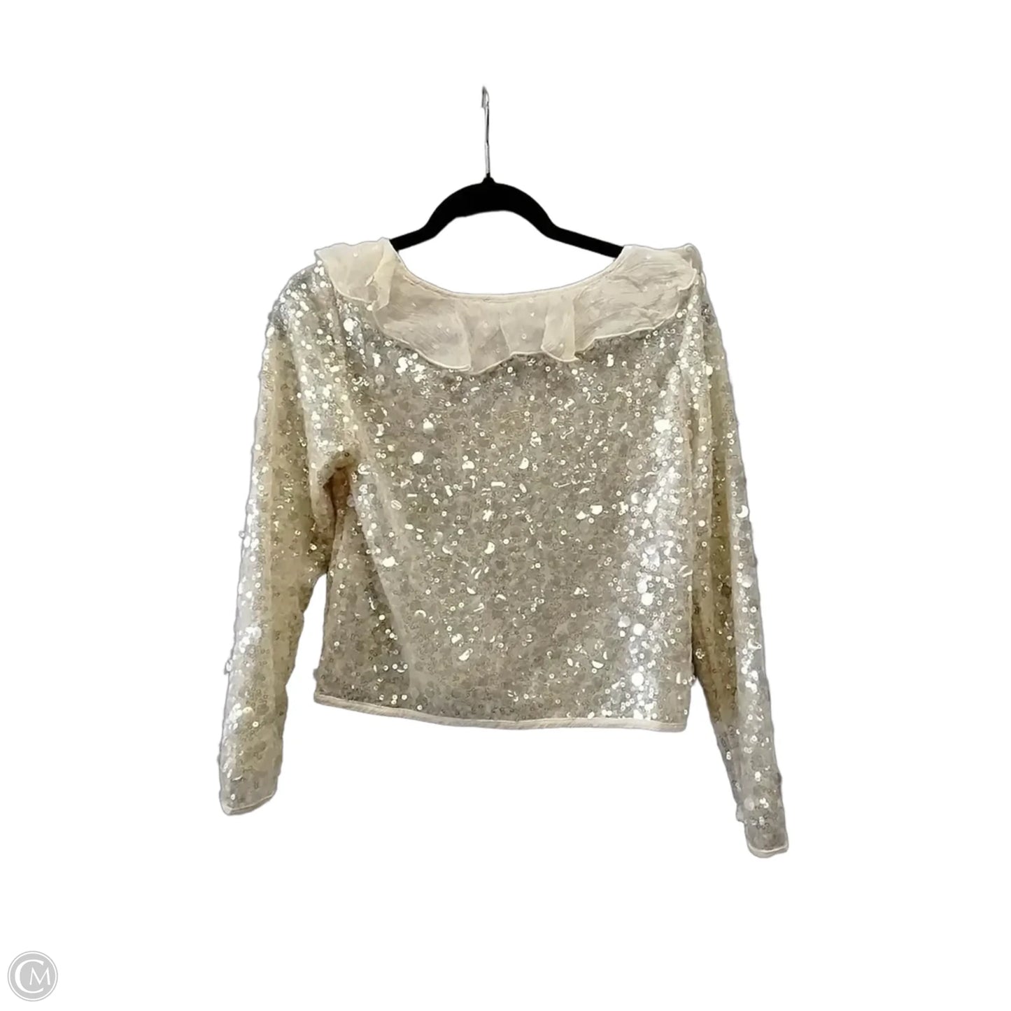 Top Long Sleeve By J. Crew In Cream, Size: 0