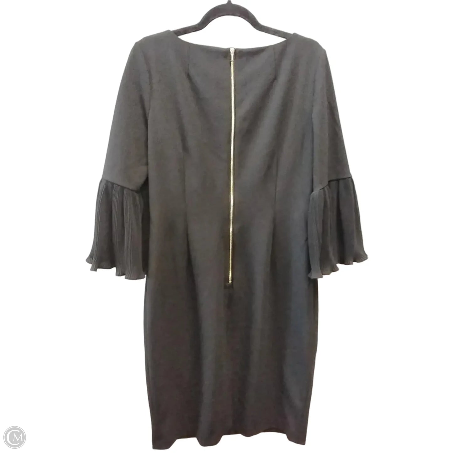 Dress Casual Midi By Calvin Klein In Black, Size: 12